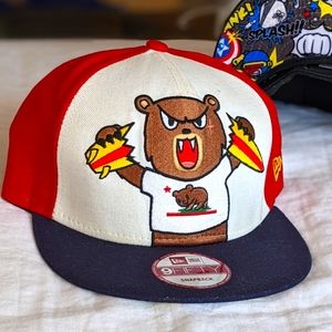 New Era TKDK Tokidoki California Angry Bear Cap Snapback Hat Simone Legno OS